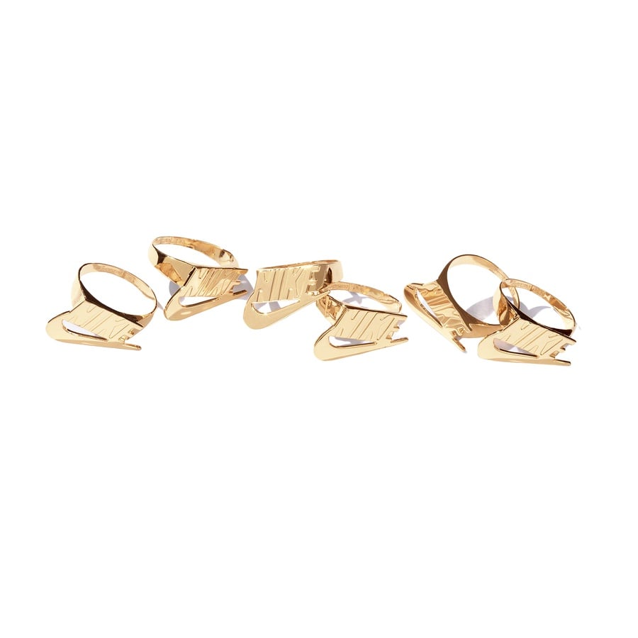 supreme nike gold ring