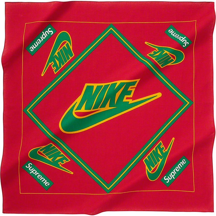 Details on Supreme Nike Bandana Red from fall winter
                                                    2019 (Price is $20)