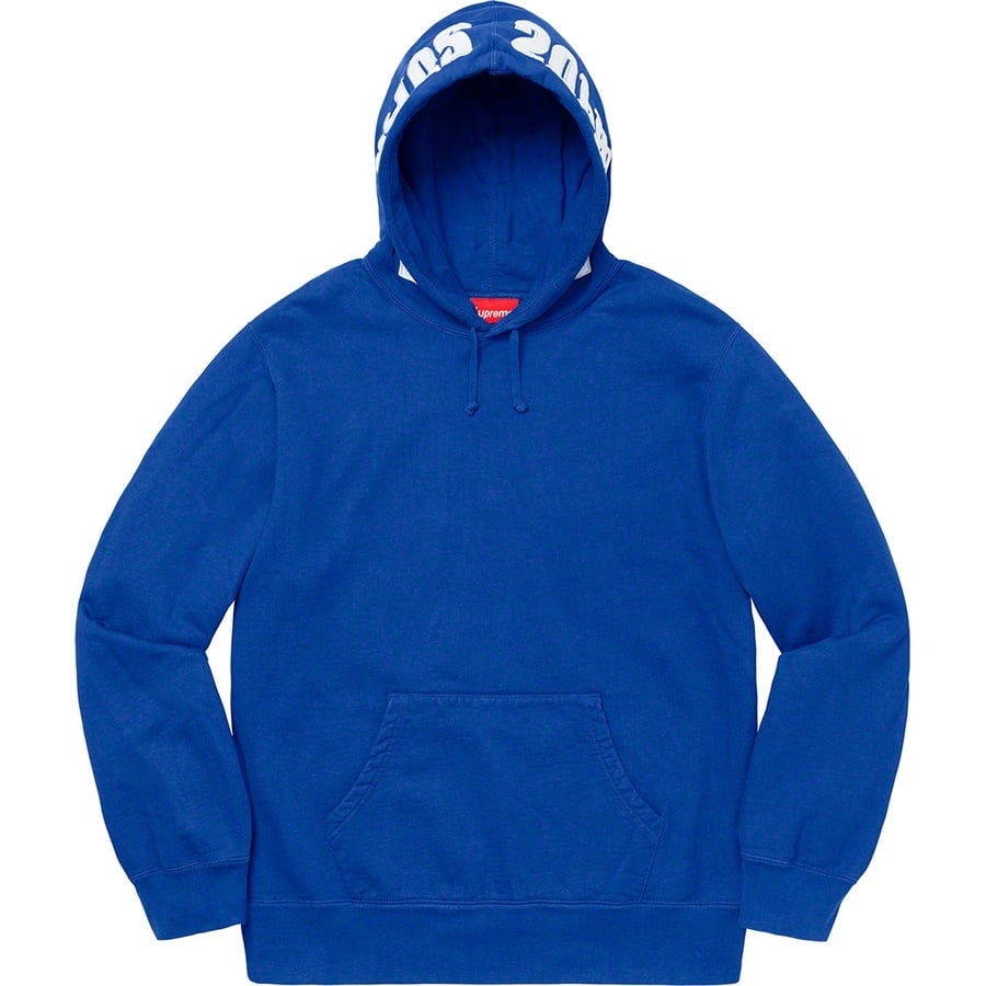 Details on Mirrored Logo Hooded Sweatshirt Royal from fall winter
                                                    2019 (Price is $158)