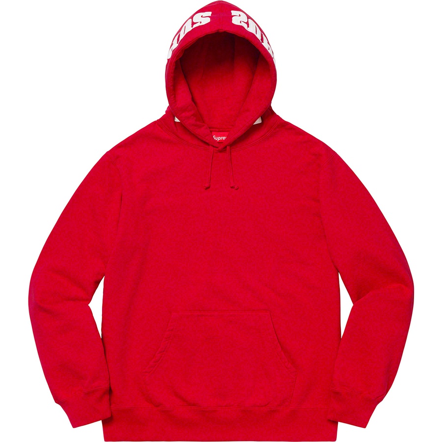 Details on Mirrored Logo Hooded Sweatshirt Red from fall winter
                                                    2019 (Price is $158)