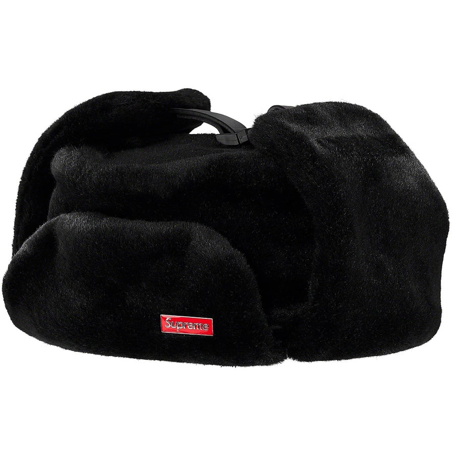 Details on Faux Fur Ushanka Hat Black from fall winter
                                                    2019 (Price is $88)