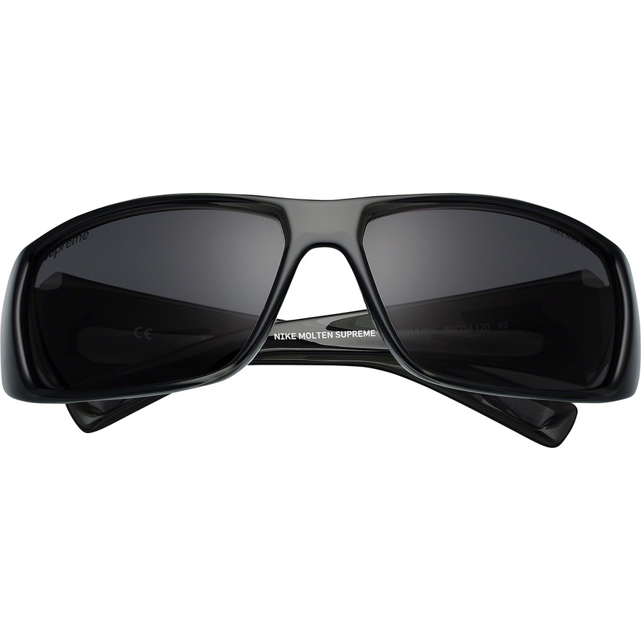 Details on Supreme Nike Sunglasses Glossy Black from fall winter
                                                    2019 (Price is $99)