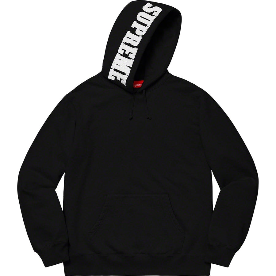 Details on Mirrored Logo Hooded Sweatshirt Black from fall winter
                                                    2019 (Price is $158)