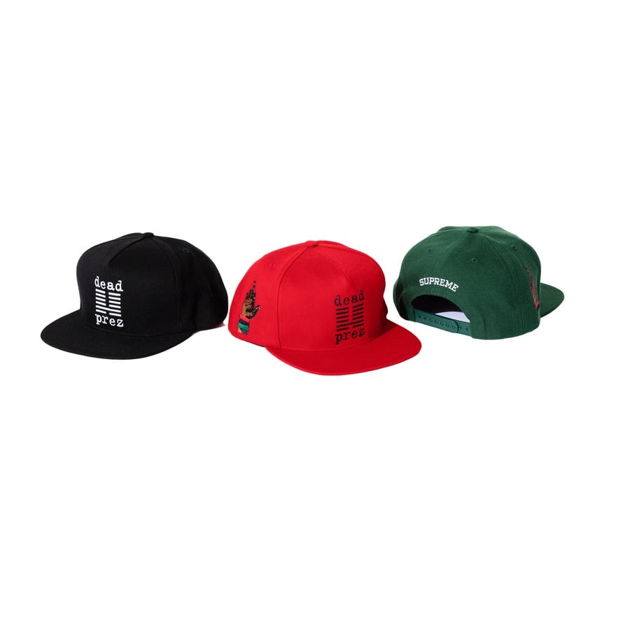 Supreme Supreme dead prez 5-Panel released during fall winter 19 season