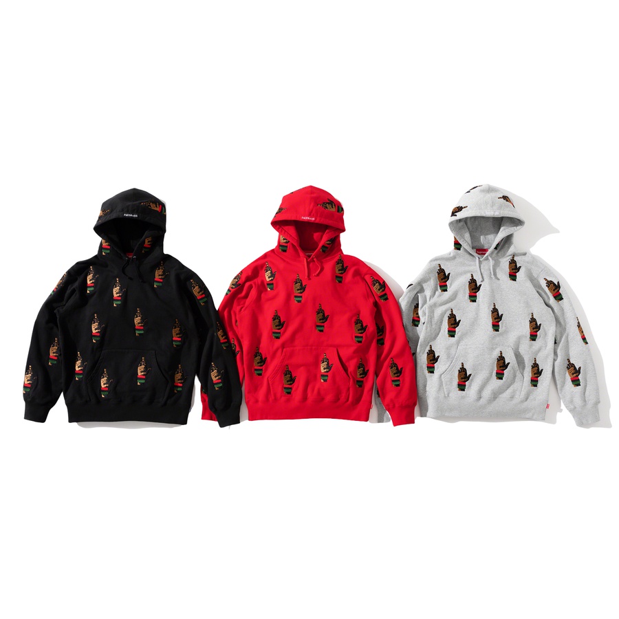 Supreme Supreme dead prez RBG Embroidered Hooded Sweatshirt for fall winter 19 season