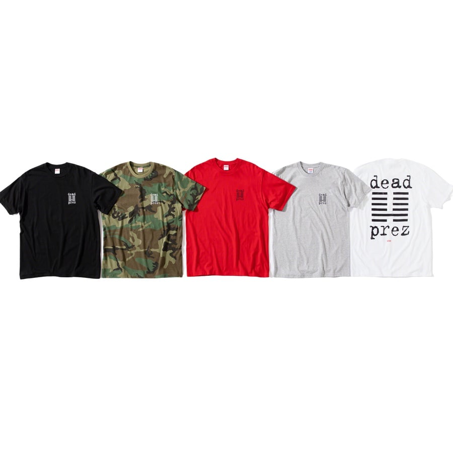 Supreme Supreme dead prez Tee for fall winter 19 season