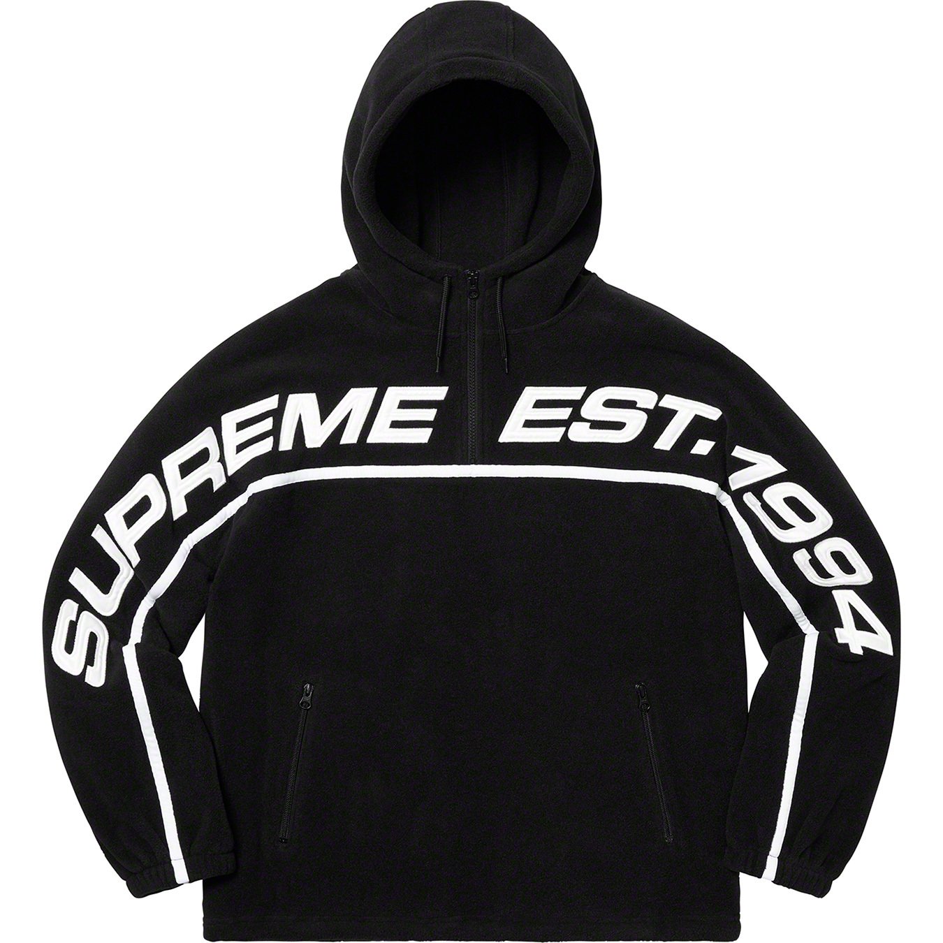 Polartec Half Zip Hooded Sweatshirt - fall winter 2019 - Supreme