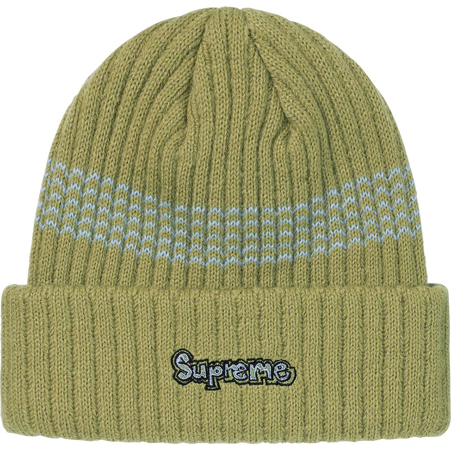 Details on Gonz Logo Beanie Light Green from fall winter 2019 (Price is $36)