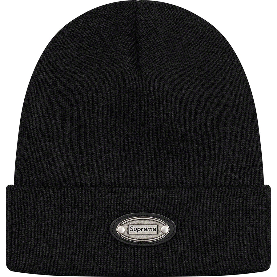 Details on Metal Plate Beanie Black from fall winter
                                                    2019 (Price is $36)