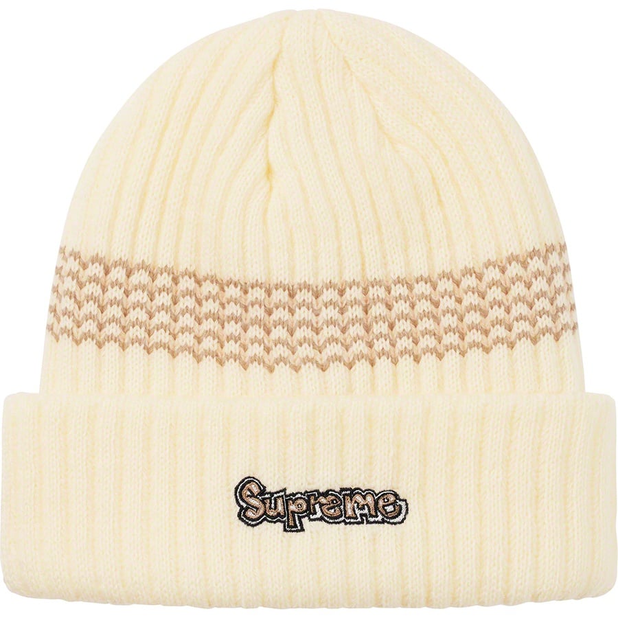 Details on Gonz Logo Beanie Cream from fall winter
                                                    2019 (Price is $36)