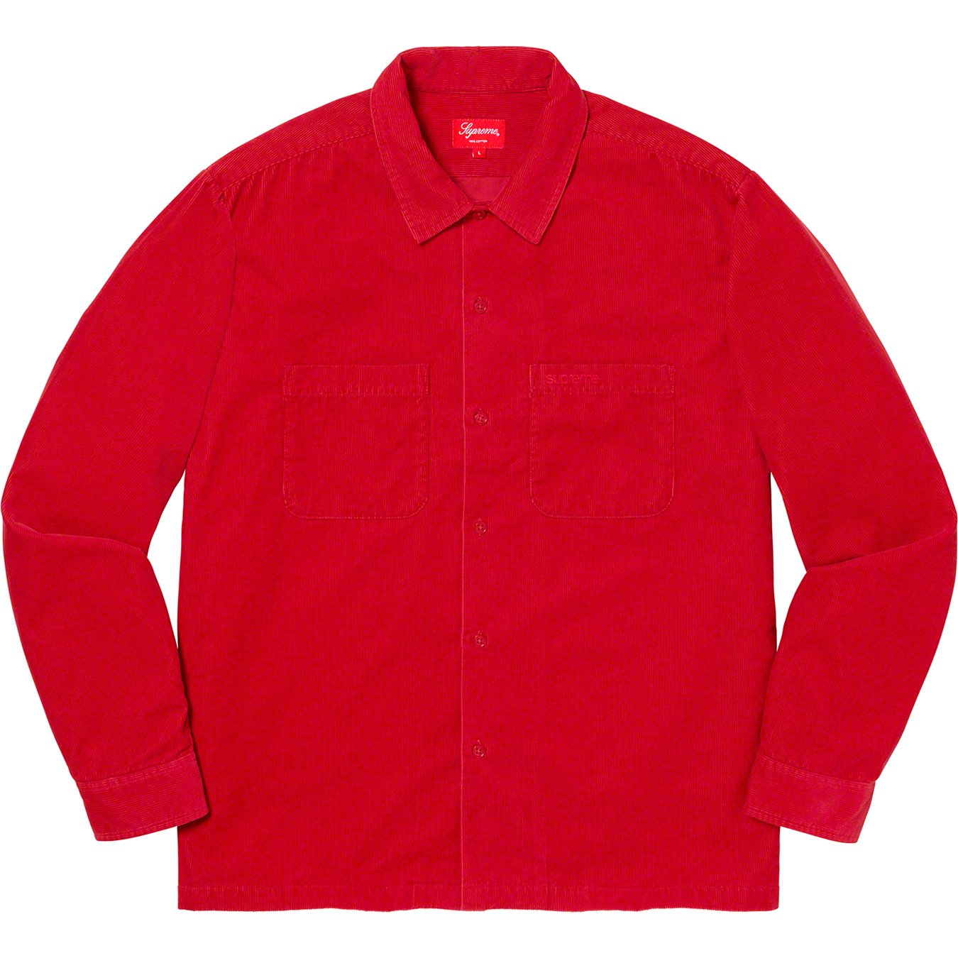 Corduroy Shirt - fall winter 2019 - Supreme