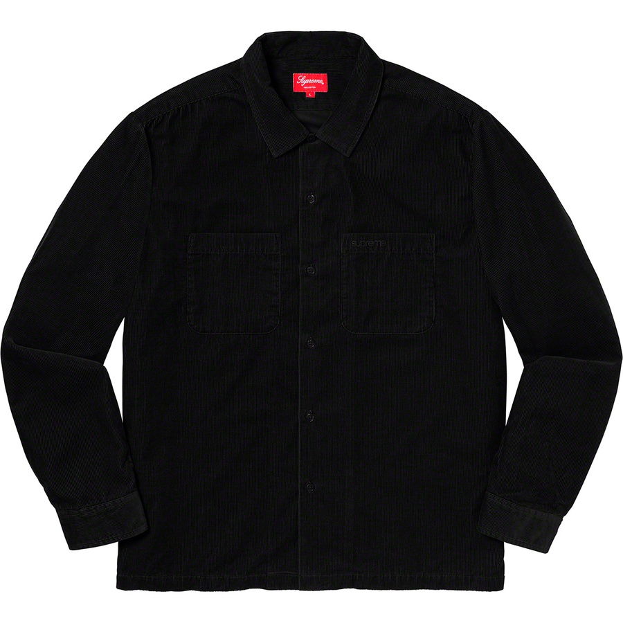 Details on Corduroy Shirt Black from fall winter
                                                    2019 (Price is $138)