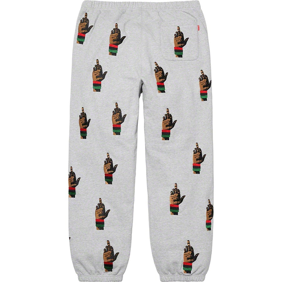 Details on Supreme dead prez RBG Embroidered Sweatpant Heather Grey from fall winter
                                                    2019 (Price is $178)