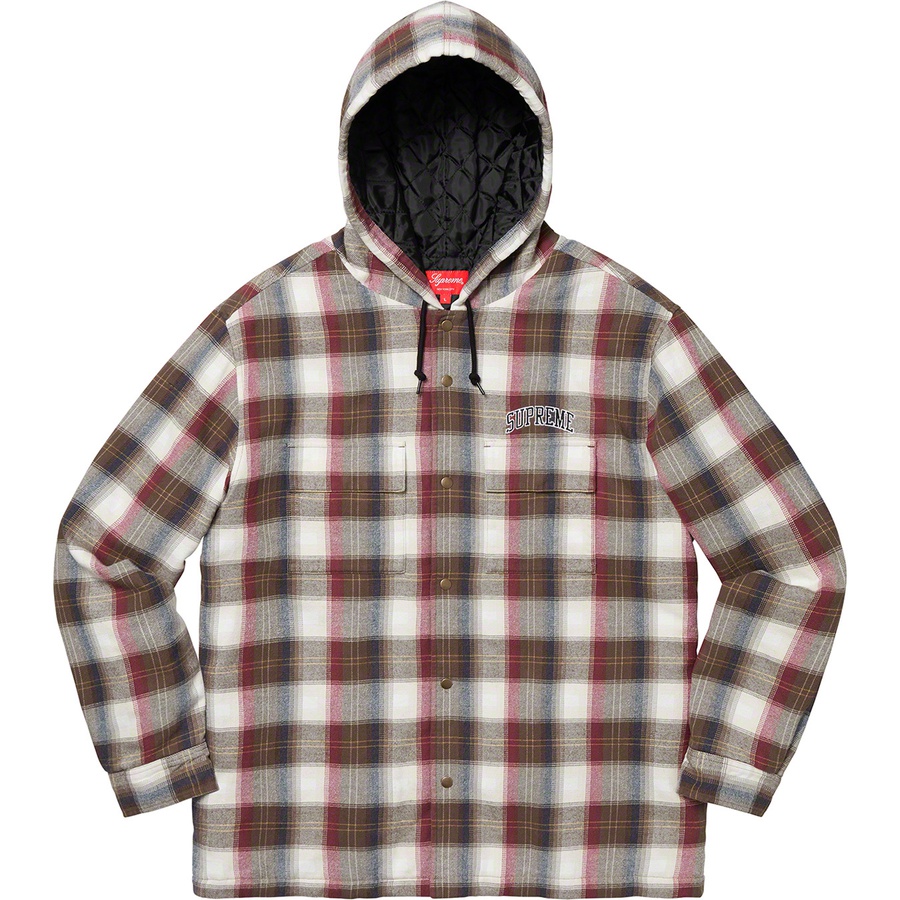 Quilted Hooded Plaid Shirt - fall winter 2019 - Supreme