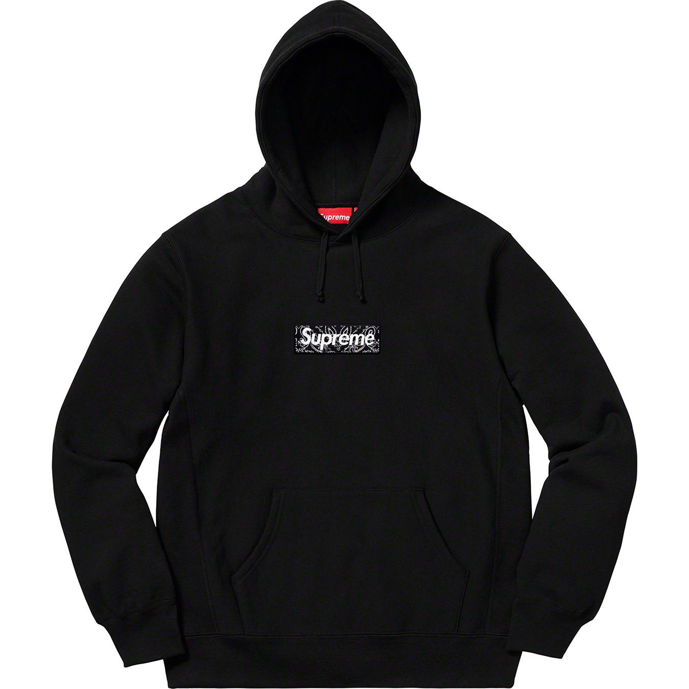 Yellow Supreme Bandana Box Logo Hooded Sweatshirt