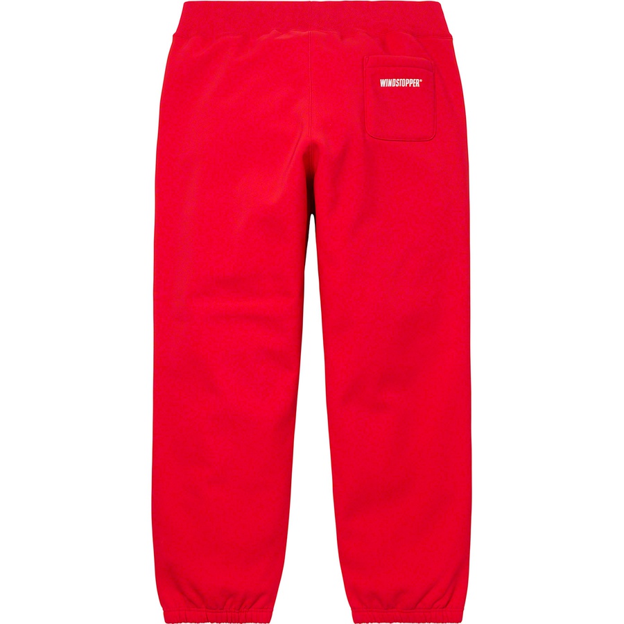 Details on WINDSTOPPER Sweatpant Red from fall winter 2019 (Price is $158)