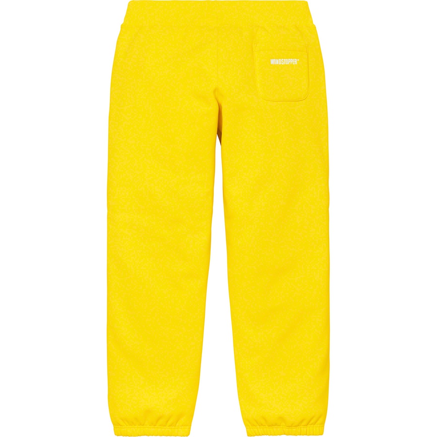 Details on WINDSTOPPER Sweatpant Bright Yellow from fall winter 2019 (Price is $158)