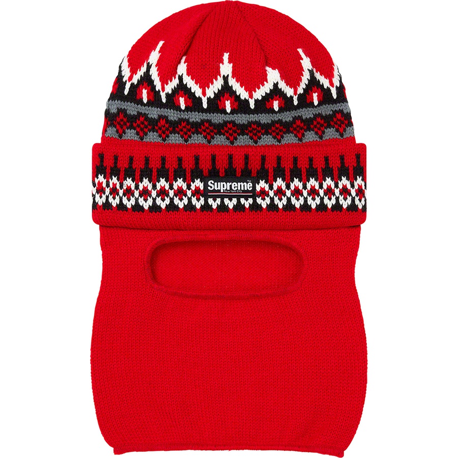 Details on Facemask Beanie Red from fall winter 2019 (Price is $40)