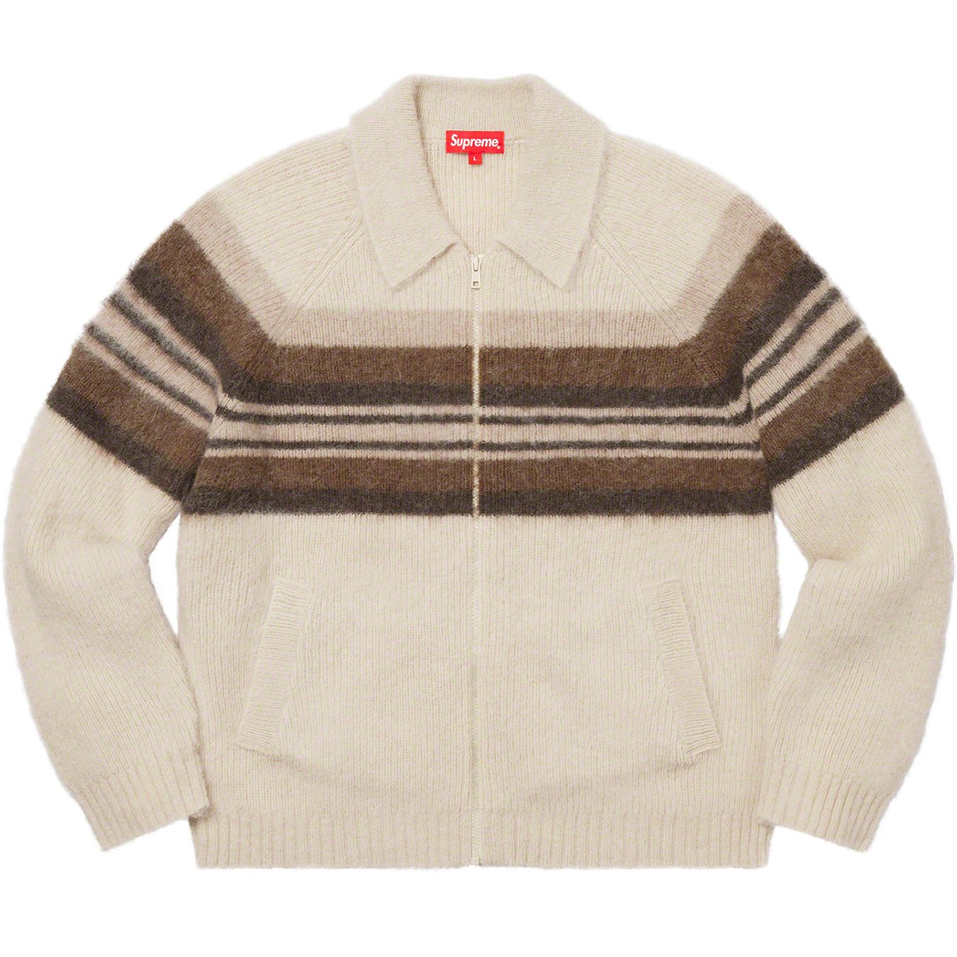 Brushed Wool Zip Up Sweater - fall winter 2019 - Supreme