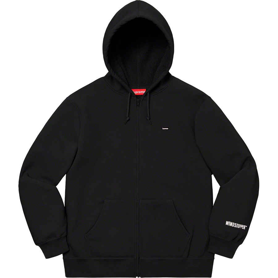 Details on WINDSTOPPER Zip Up Hooded Sweatshirt Black from fall winter
                                                    2019 (Price is $198)