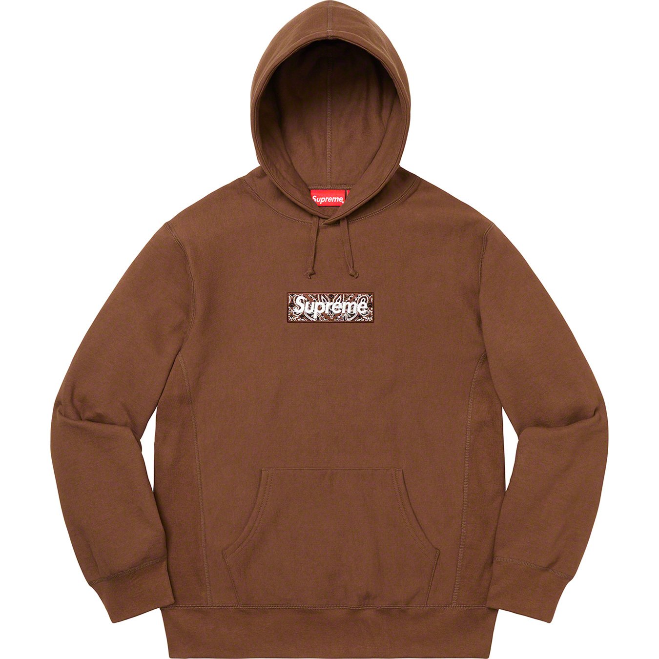 Bandana Box Logo Hooded Sweatshirt - fall winter 2019 - Supreme