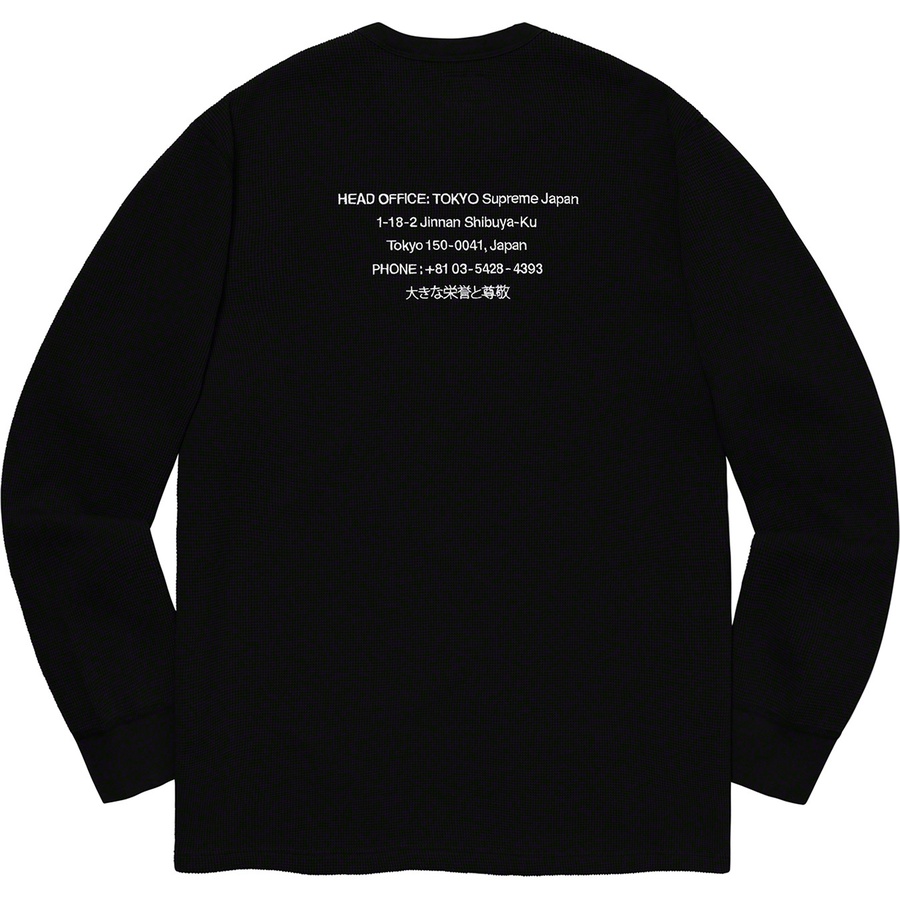 Details on HQ Waffle Thermal Black from fall winter 2019 (Price is $98)