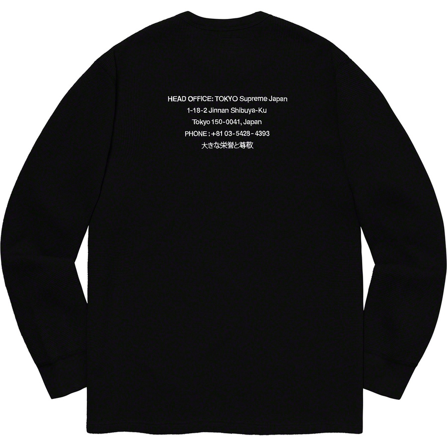 Details on HQ Waffle Thermal Black from fall winter
                                                    2019 (Price is $98)