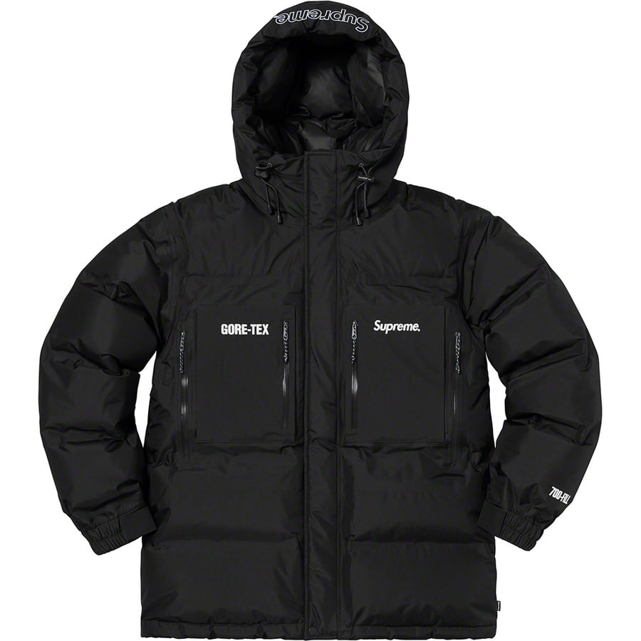 Details on GORE-TEX 700-Fill Down Parka Black from fall winter
                                                    2019 (Price is $548)