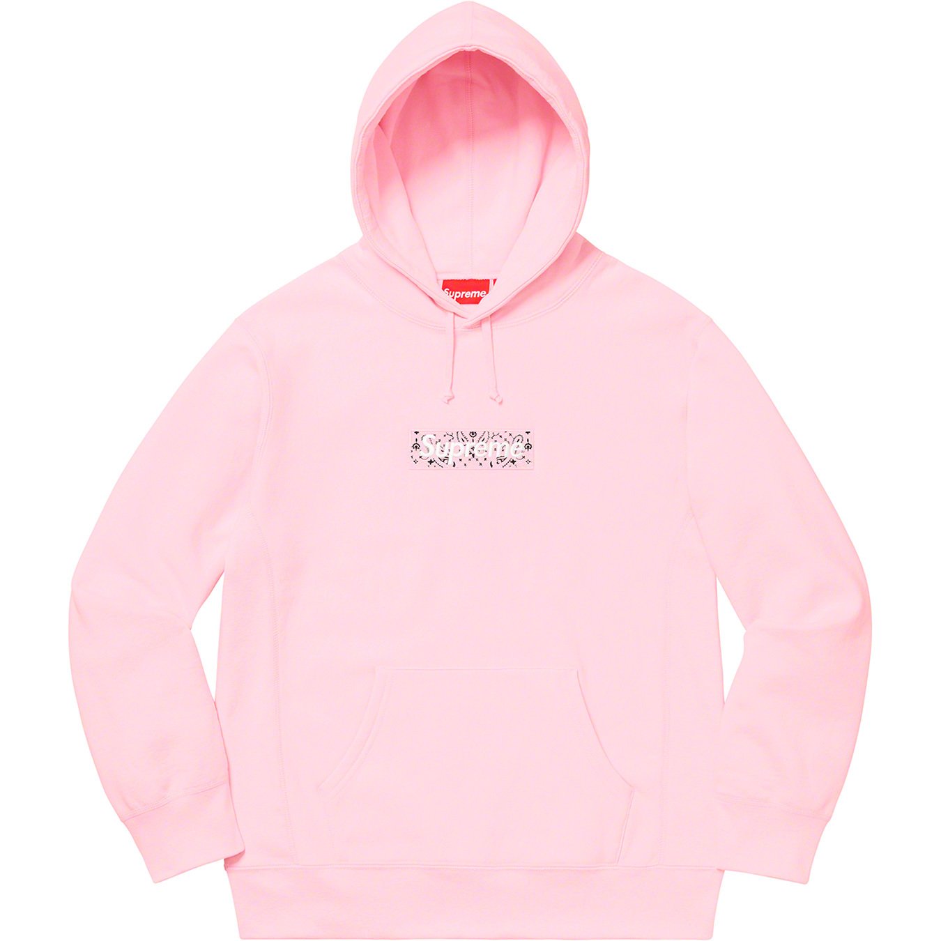 Bandana Box Logo Hooded Sweatshirt Red