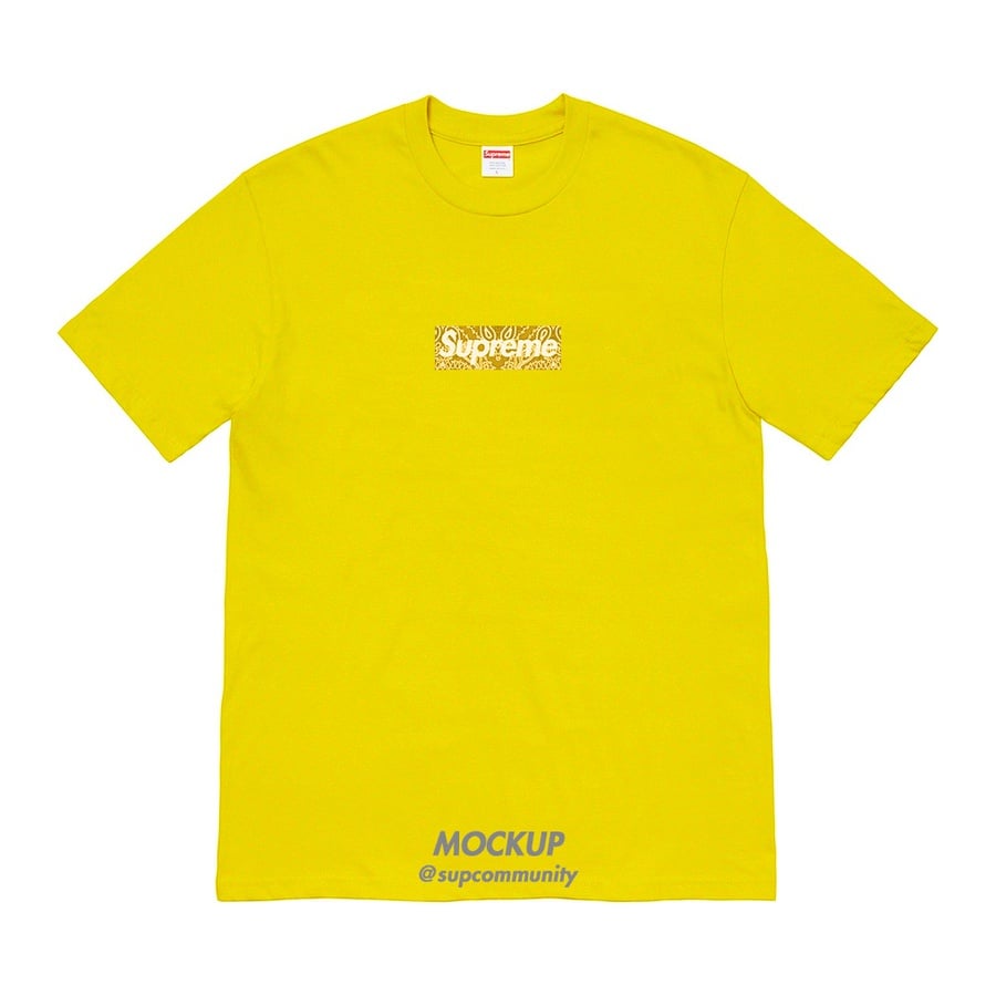 Details on Bandana Box Logo Tee BandanaBoxTee8 from fall winter
                                                    2019 (Price is $38)