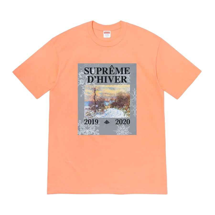 Supreme D'Hiver Tee released during fall winter 19 season