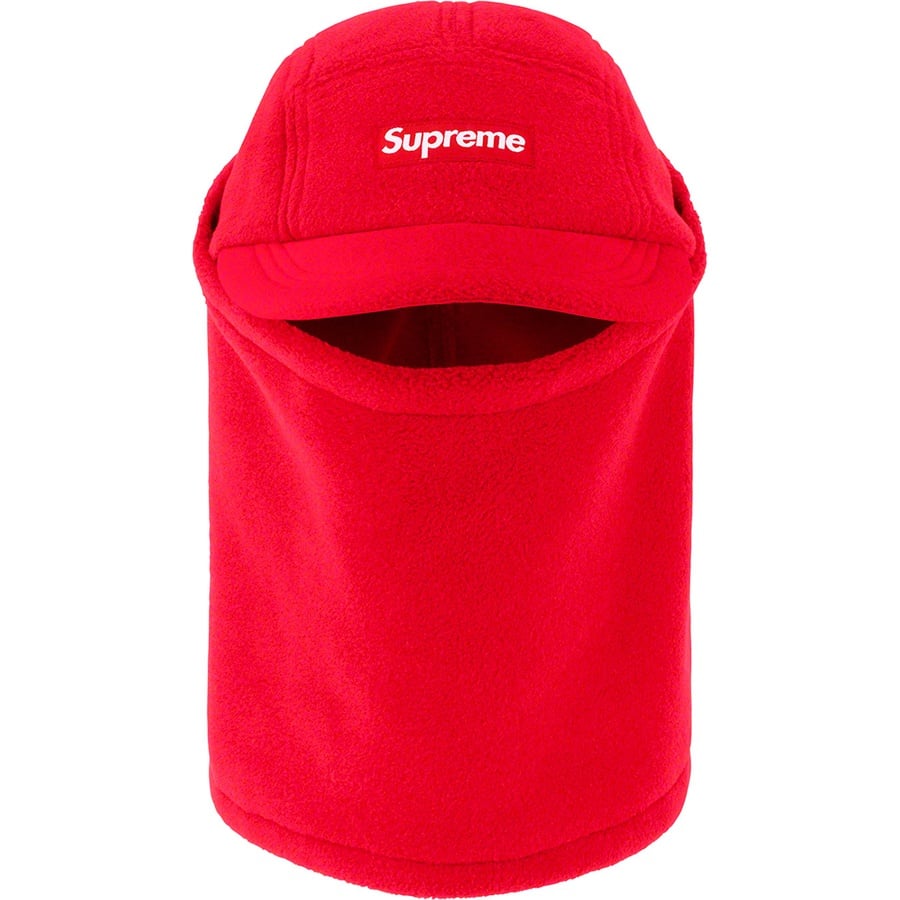 Details on Facemask Polartec Camp Cap Red from fall winter
                                                    2019 (Price is $58)