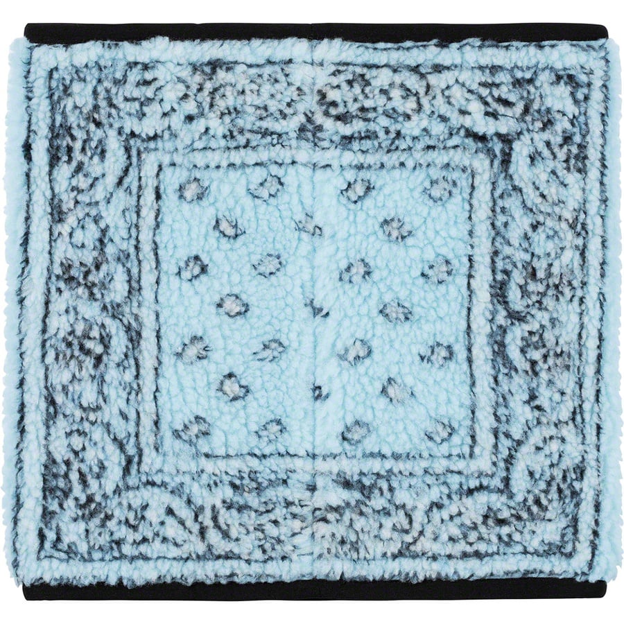 Details on Bandana Fleece Neck Gaiter Light Blue from fall winter
                                                    2019 (Price is $40)