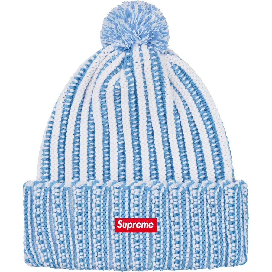 Details on Contrast Stripe Beanie White from fall winter
                                                    2019 (Price is $36)