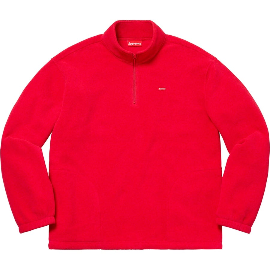 Details on Polartec Half Zip Pullover Red from fall winter
                                                    2019 (Price is $118)