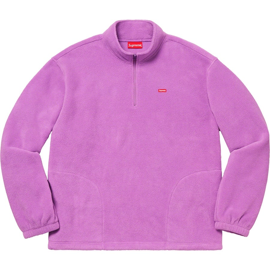 Details on Polartec Half Zip Pullover Light Purple from fall winter
                                                    2019 (Price is $118)