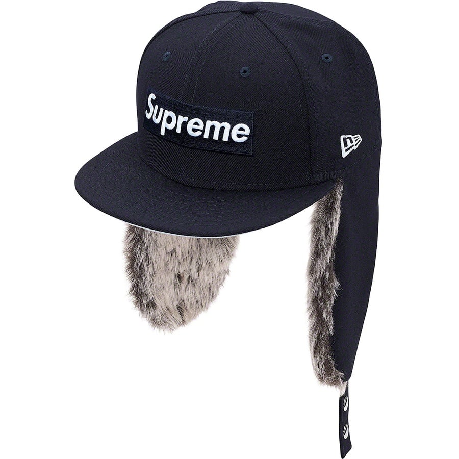 Details on Earflap New Era Navy from fall winter
                                                    2019 (Price is $60)