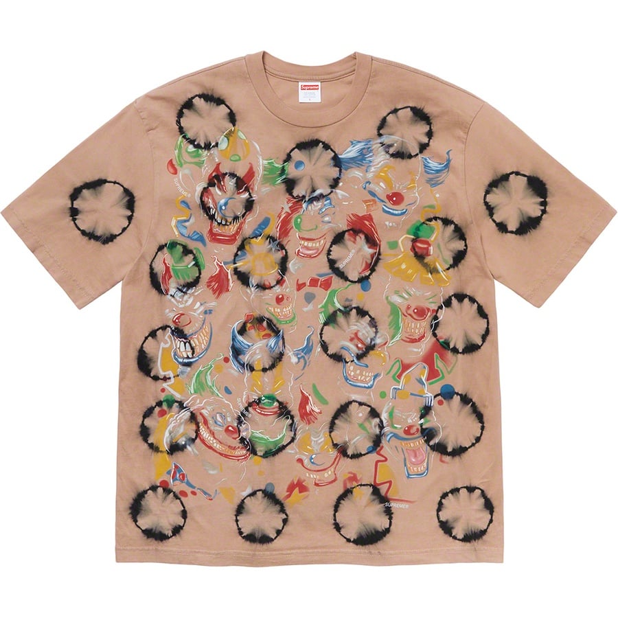 Supreme Clowns Tee (FW19) - Bleached Black - $48