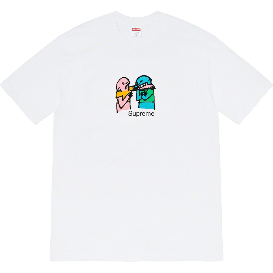 Details on Bite Tee White from fall winter 2019 (Price is $38)