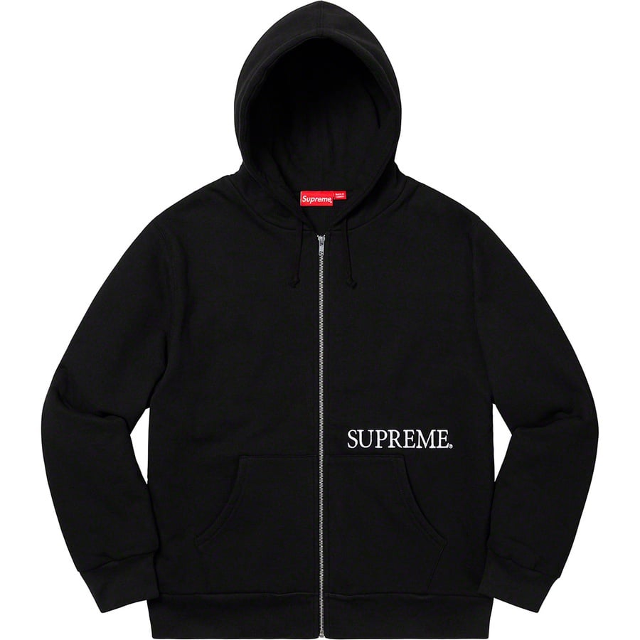 Details on Thermal Zip Up Hooded Sweatshirt Black from fall winter
                                                    2019 (Price is $198)