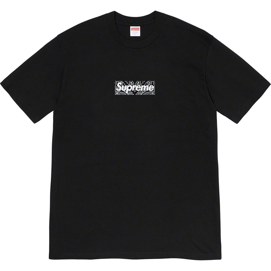 Details on Bandana Box Logo Tee Black from fall winter
                                                    2019 (Price is $38)