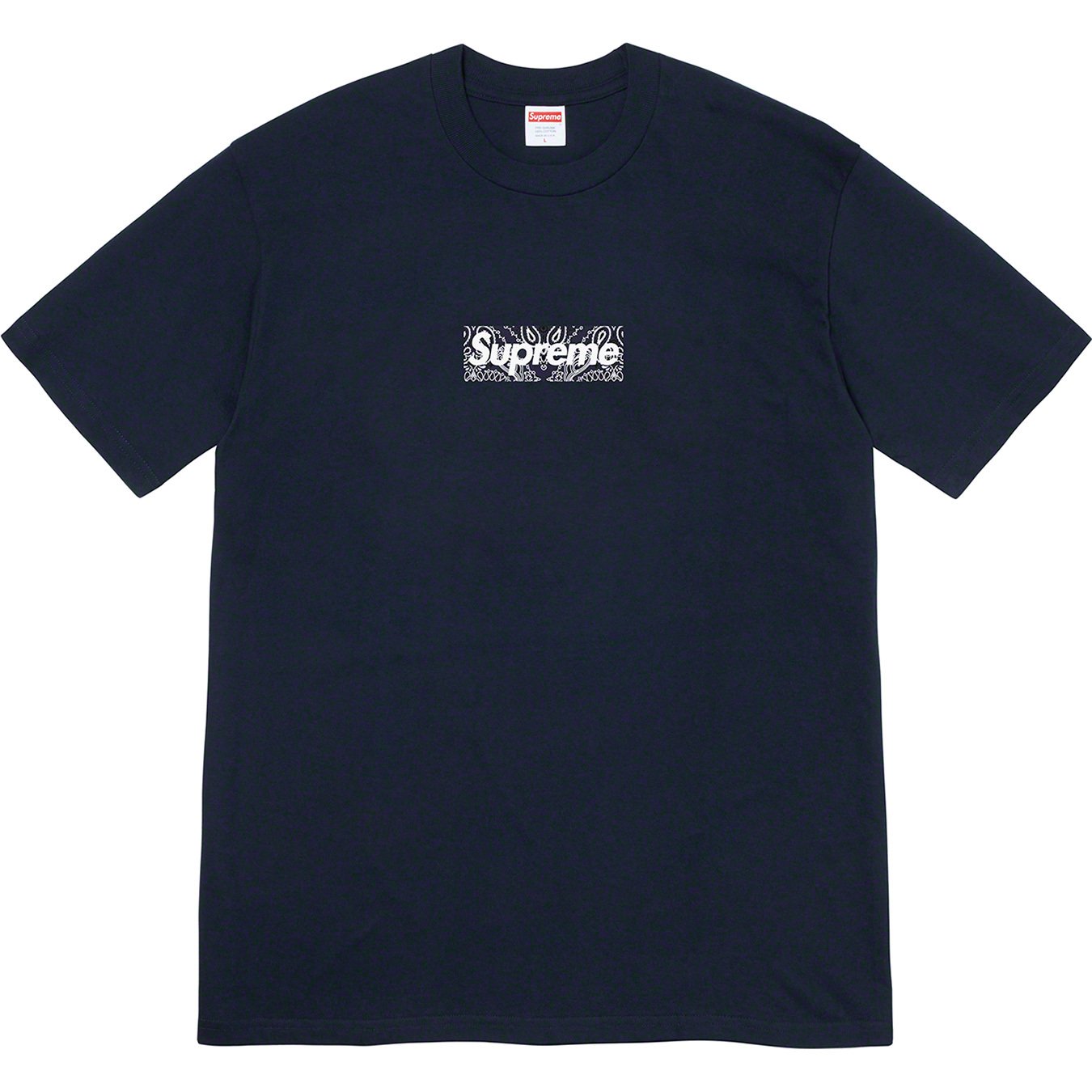 Supreme Bandana Box Logo Tee Red