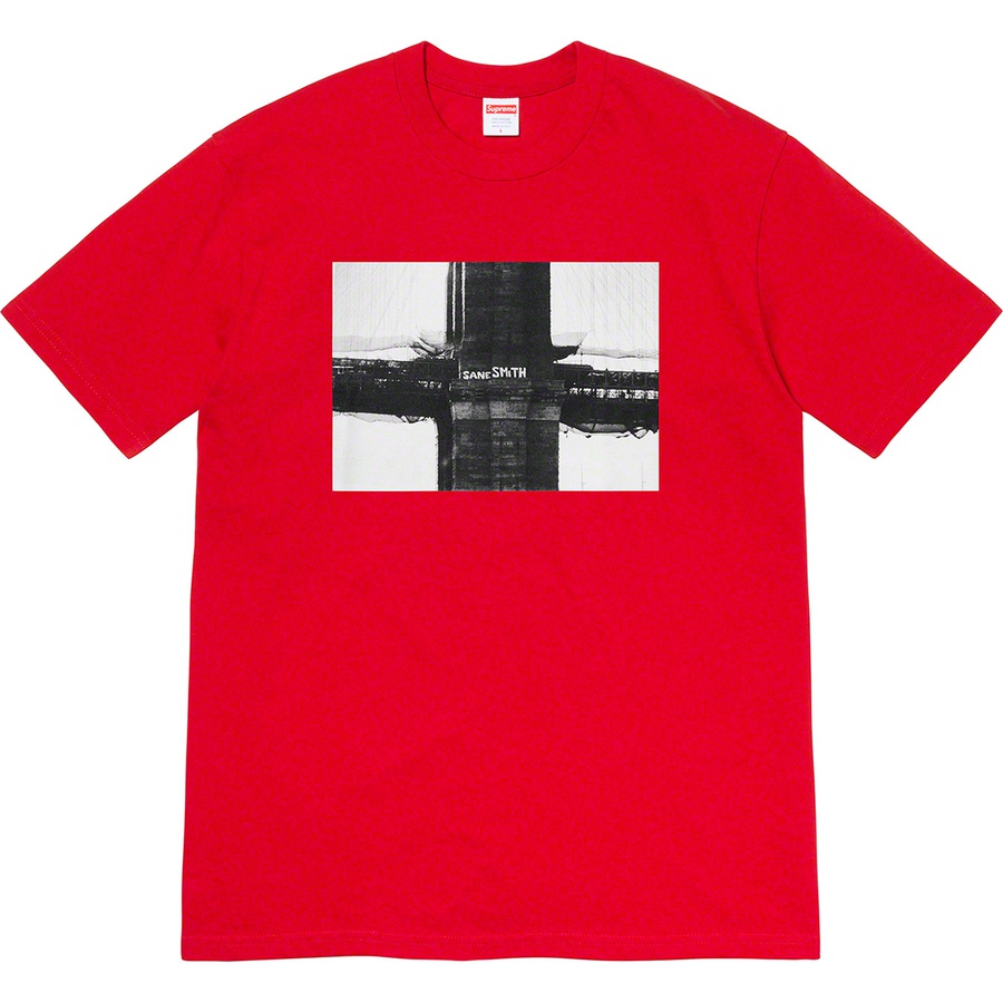 Details on Bridge Tee Red from fall winter
                                                    2019 (Price is $38)