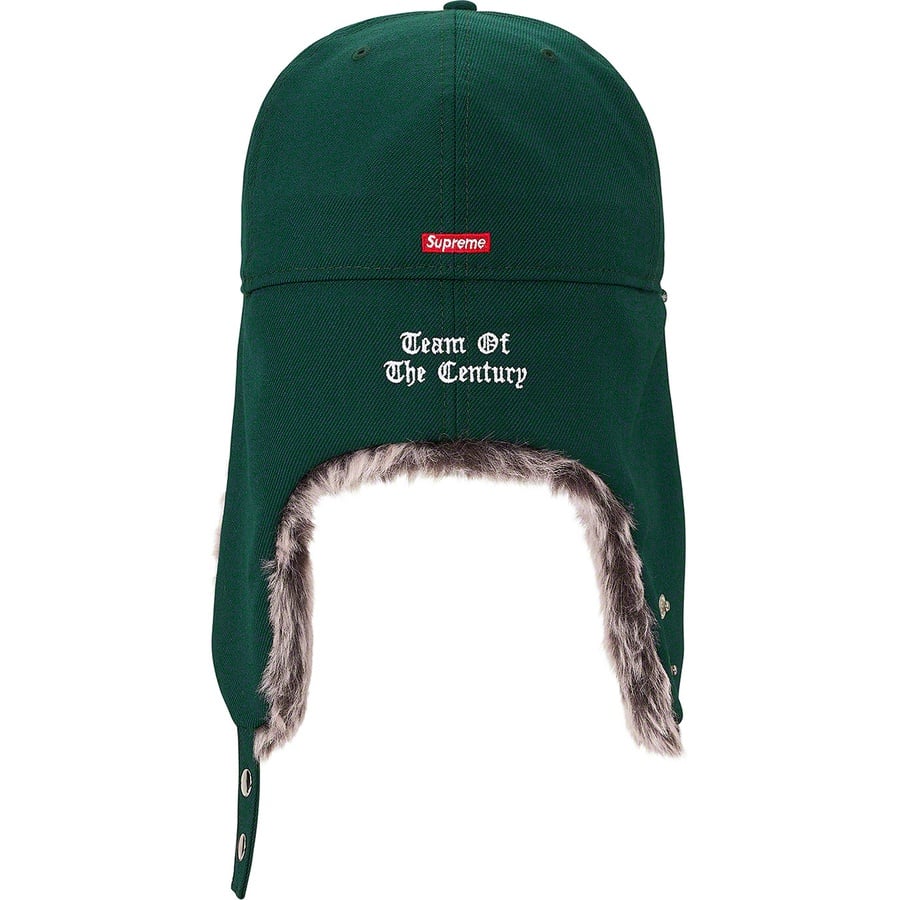Details on Earflap New Era Dark Green from fall winter 2019 (Price is $60)