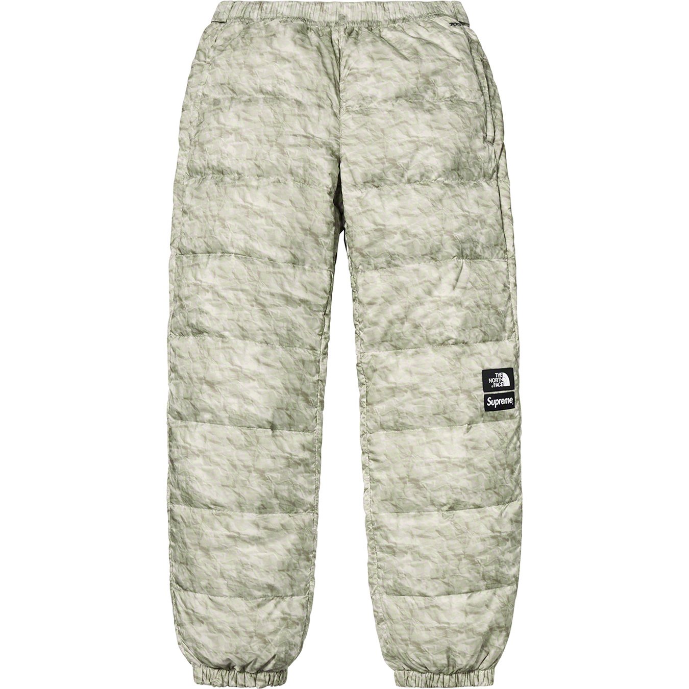 The North Face Paper Print Nuptse Pant - fall winter 2019 - Supreme