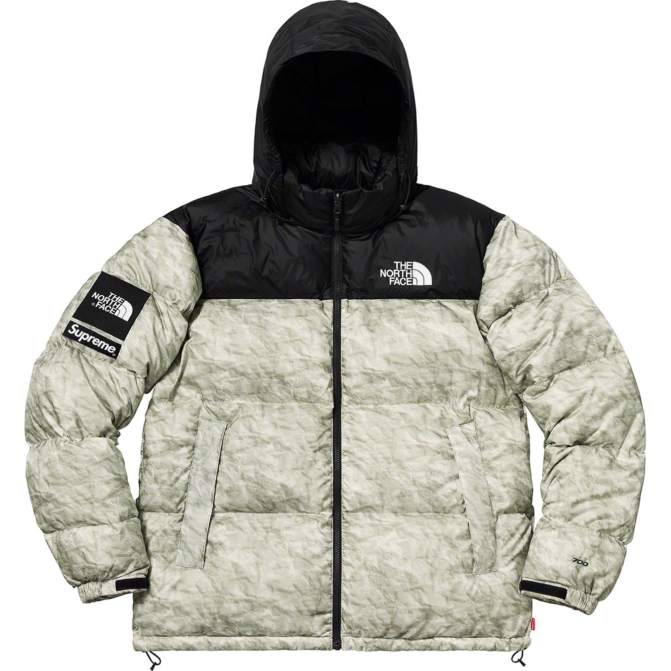 The North Face Paper Print Nuptse Jacket   fall winter    Supreme