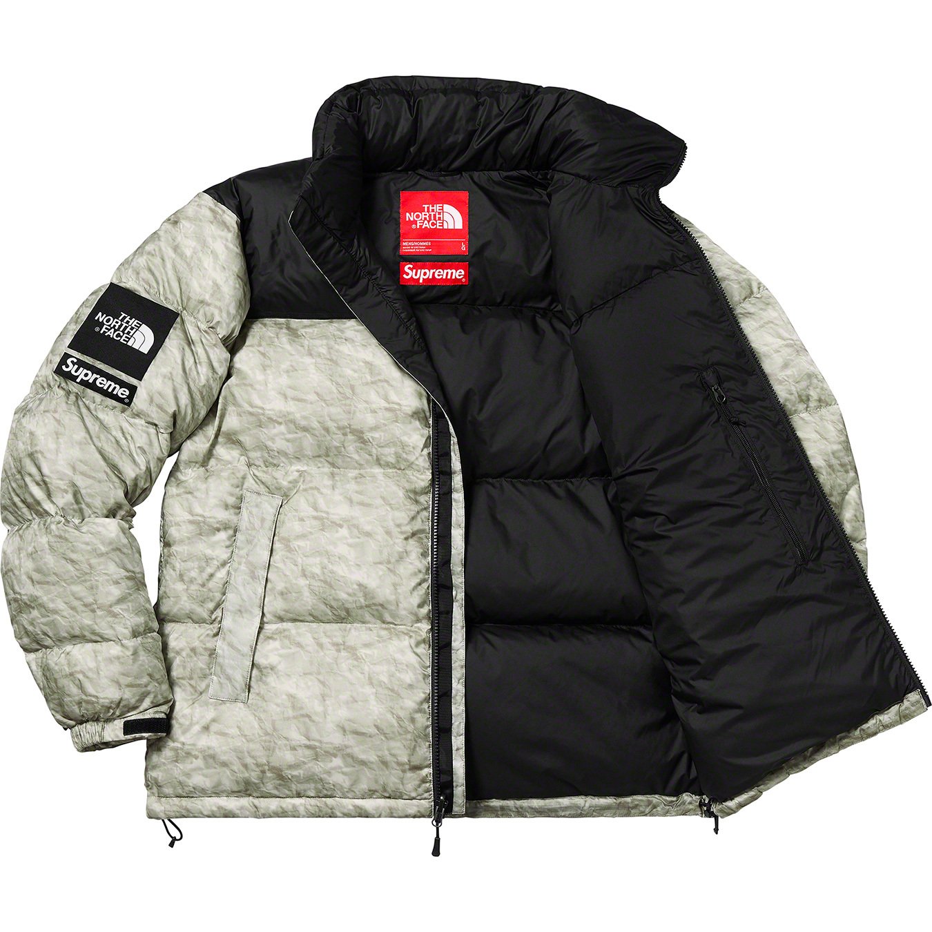 The North Face Paper Print Nuptse Jacket - fall winter 2019 - Supreme