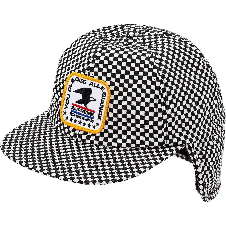 Details on Earflap 6-Panel Checkerboard from fall winter
                                                    2019 (Price is $58)