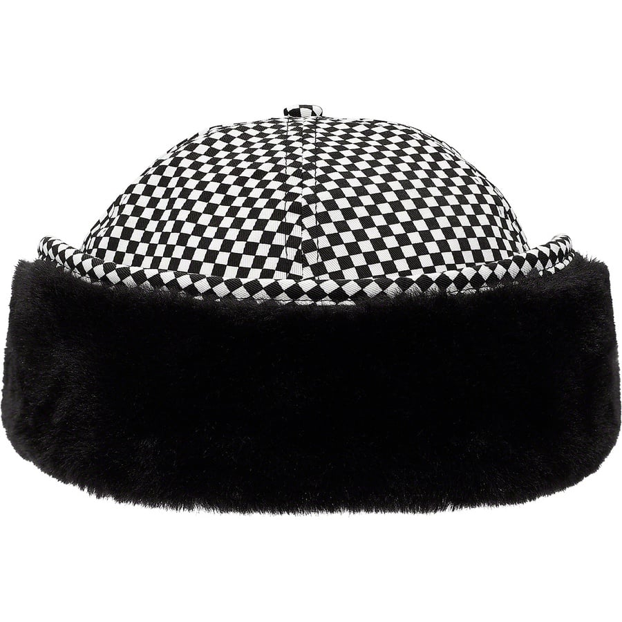 Details on Earflap 6-Panel Checkerboard from fall winter
                                                    2019 (Price is $58)