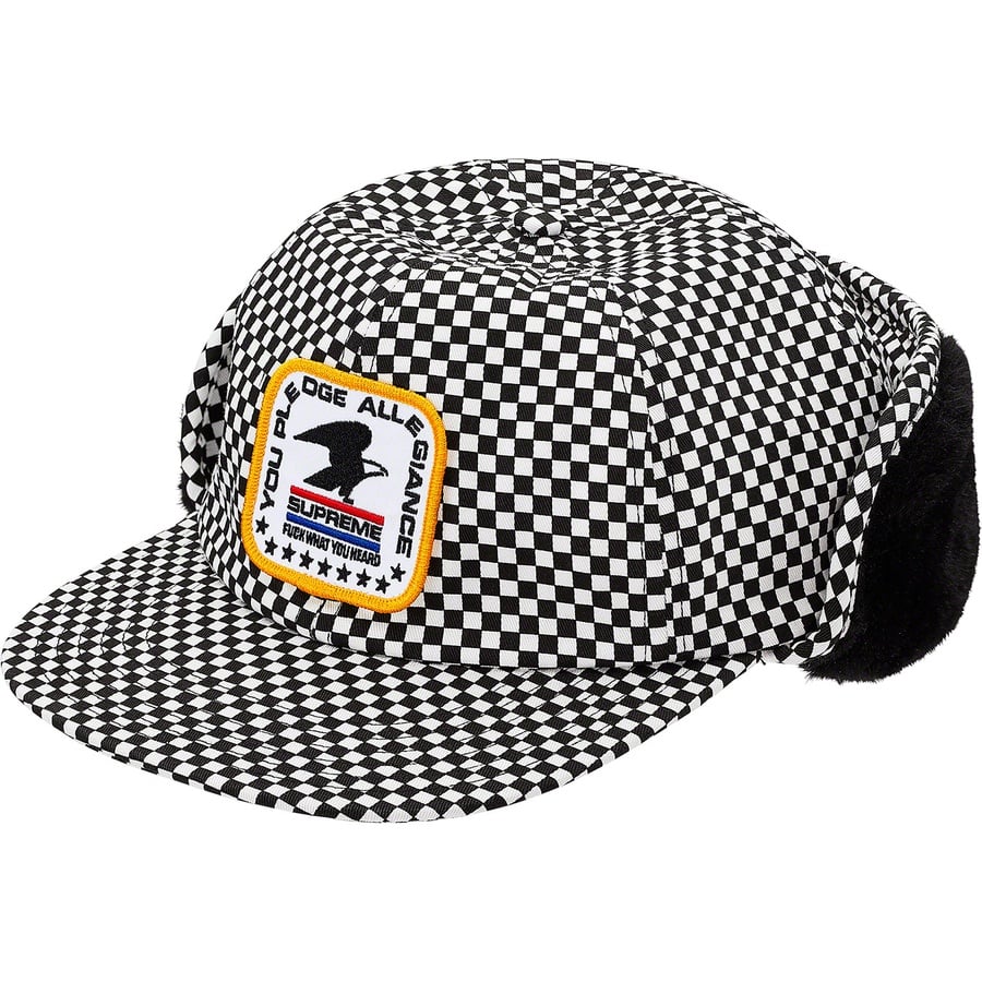Details on Earflap 6-Panel Checkerboard from fall winter
                                                    2019 (Price is $58)